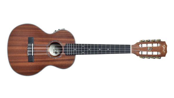 Ukulele Seizi Maui Plus Tenor 8-strings Eletrico Bag Sapele