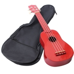 Ukulele Ukelele Guitarra À Prova D 'Água Ombro Traseiro Preto Carry Case Bag Com Alça Acessórios Musicais