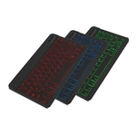 Universal portátil sem fio Bluetooth 7-Colors teclado iluminado Magro com Construído em bateria recarregável