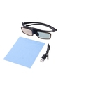 Universal Recarregável Mini 3d Ativo Obturador Dlp Link Projetor óculos