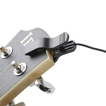 Universal Vibration Captura de clipe Professional Pickups Tone Clipe Tuner som para Violino Ukulele guitarra com adaptador 6,35 milímetros 3m Cable