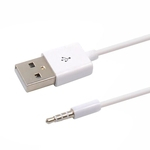 Usb Macho Para 3,5 Mm De Áudio Plug Adapter Jack Charge Cable Cord