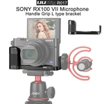 Microfone Pega UURig R017 Vlog L placa para Sony RX100 VII Fria Shoe Mount Microphone Pega