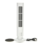 Ventilador Portátil Da Torre Da Mesa De Resfriamento Do Condicionador De Ar Do Usb Mini Bladeless-branco