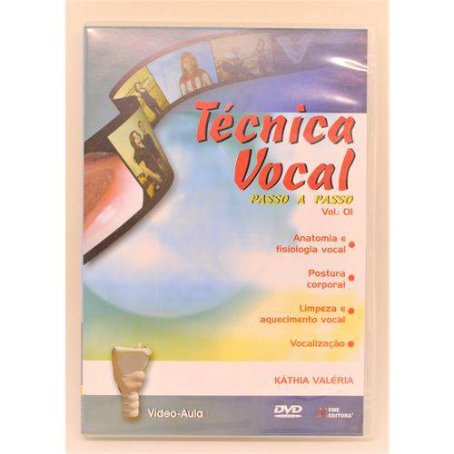 Vídeo-aula em Dvd - Técnica Vocal Passo a Passo