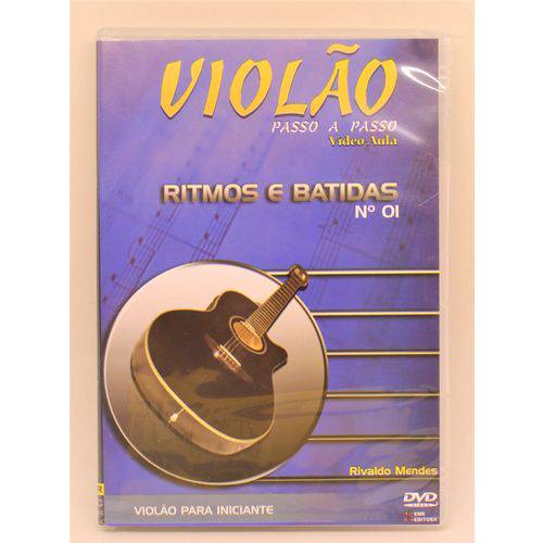 Vídeo-aula em Dvd - Violão Ritmos e Batidas 01