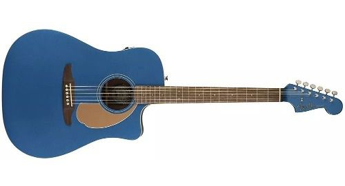 Violão Fender Redondo Player 010 Belmont Blue C/ Cutaway