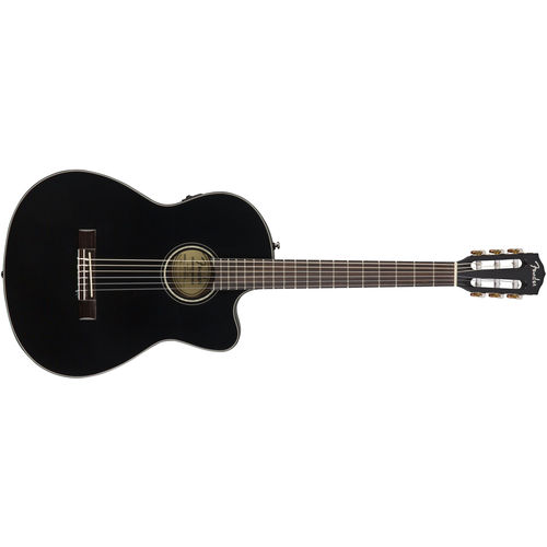 Violao Fender Thinline Nylon com Case 096 2714 - Cn-140 Sce - 206 - Black