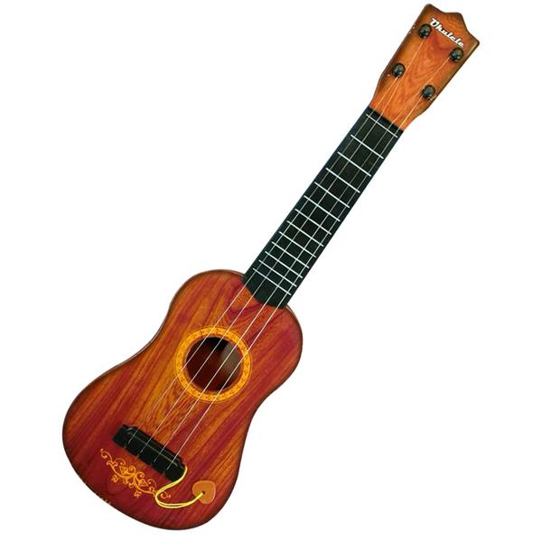 Violão Infantil de Brinquedo Musical Importway Mogno BW040