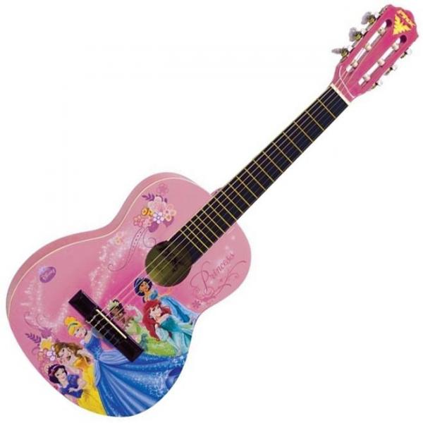 Violão Infantil Disney Princesa Rosa Cordas Nylon Vip-3 Phx