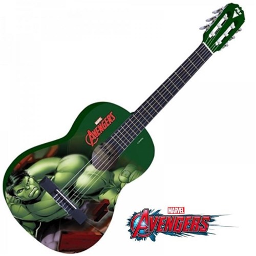 Violão Infantil Marvel VIM-H1 Hulk - Nylon PHX
