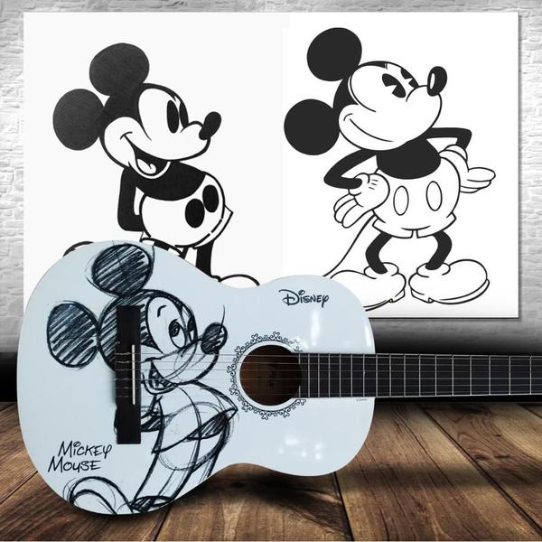 Violão Infantil Phx Mgr1 Mickey Oficial Disney Mgr-1 + Capa