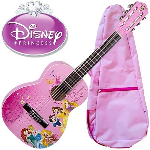 Violão Infantil Rosa Nylon Princesas Disney Vip3 Phx + Capa