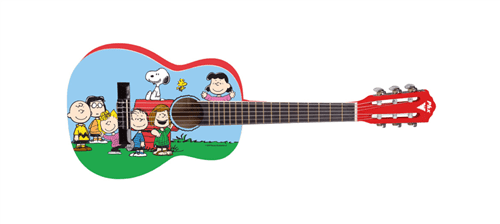 Violão Infantil Snoopy Vis-A1 com Capa Phx