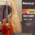 Violao Seizi Tokyo Baby Koa + Bag