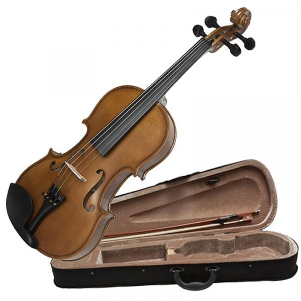 Violino 1/2 Completo com Estojo Luxo Dominante 9648 Estudante 2/4