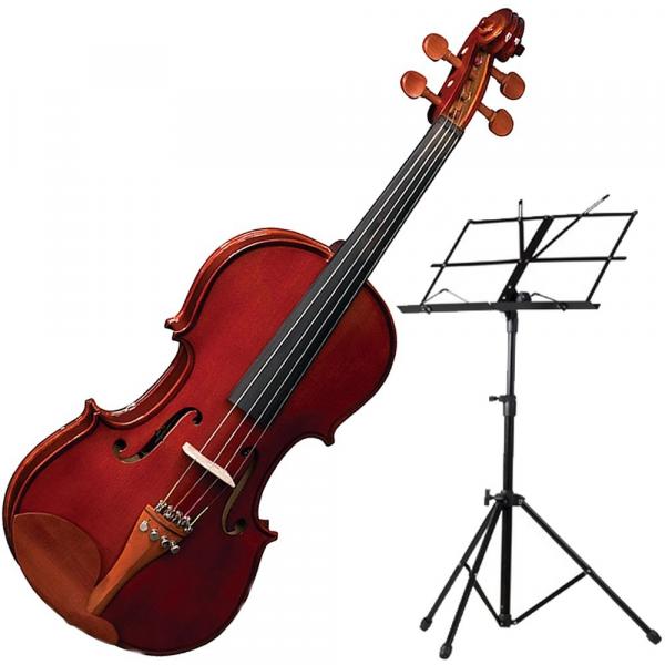Violino 4/4 Case + Arco + Breu + Partitura Ve441 Eagle