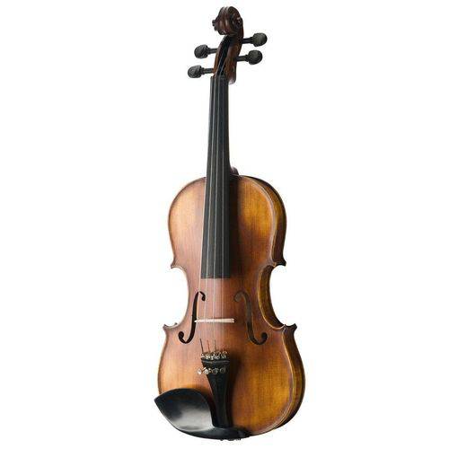 Violino 4/4 Ébano em Verniz Envelhecido Faixas e Fundo em Maple Vnm49 Michael