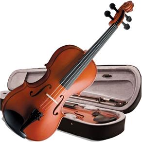 Violino 4/4 Vogga VON144 Crina Animal Breu Estojo
