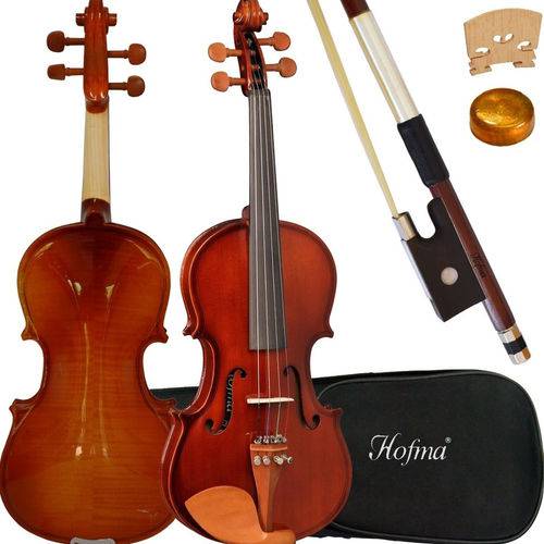Violino Acústico 1/2 Iantil Ve221 Hofma C/ Estojo Luxo