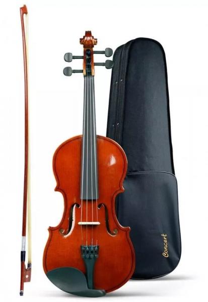 Violino Concert CV 3/4 Luxo Completo com Case - Strinberg