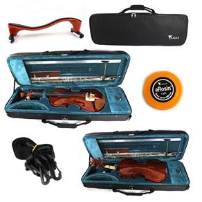 Violino Eagle Estudante Modelo 4X4 Adulto Ve-441 Completo Estojo Espaleira Arco Breu