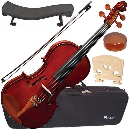 Violino Eagle Ve441 4/4 Envernizado + Case + Espaleira