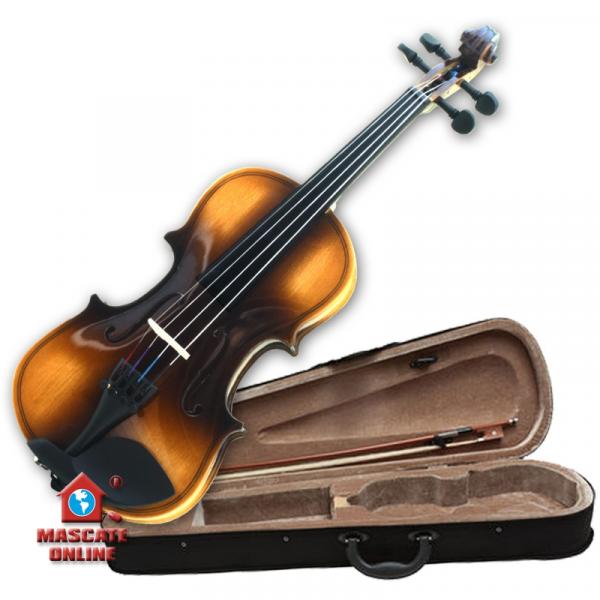 Violino Infantil 1/8 Envelhecido Completo Estojo Luxo Acoustic Estudante