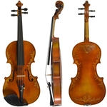 Violino Oficina Roy Kang E5.4 cópia Stradivarius 1715 Entalhado