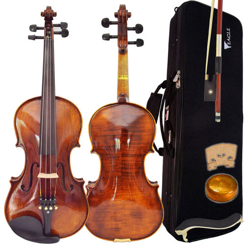 Violino Profissional Envelhecido 4/4 Vk644 Eagle com Estojo