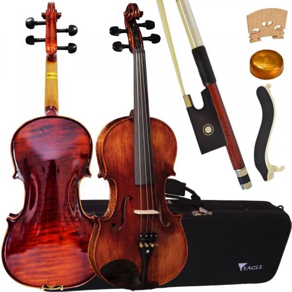 Violino Profissional Envelhecido VK544 4/4 Eagle com Estojo