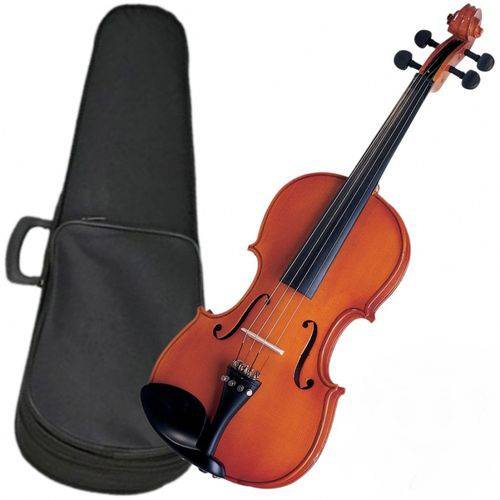 Violino Vnm40 Michael 4/4 Tradicional Acabamento Envernizado + Estojo Luxo