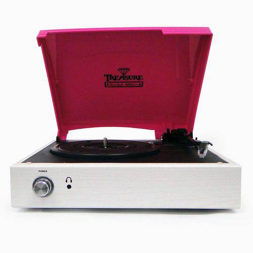Vitrola Toca Disco - Treasure Limited Edition com Kit de Software de Gravação para Mp3
