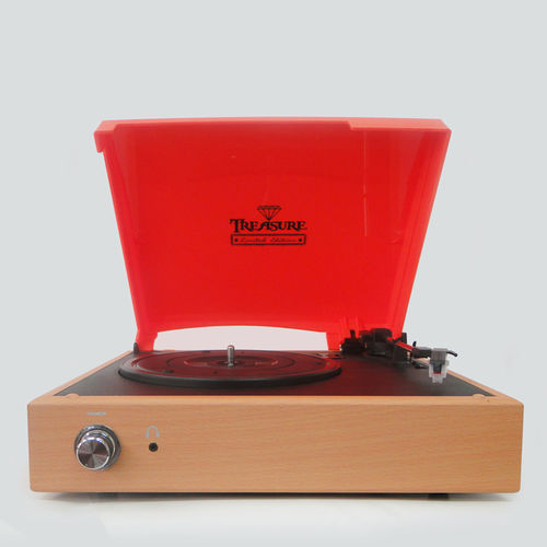 Vitrola Toca Disco - Treasure Limited Edition com Kit de Software de Gravação para Mp3