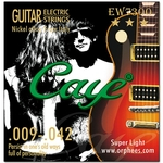 Caye EW Series guitarra elétrica Cordas Hexagonal Aço Carbono Niquelagem String Guitar 6 Pcs