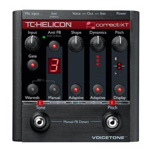 Voicetone Correct Xt - Corretor Auto-Cromatico de Voz - Tc Helicon