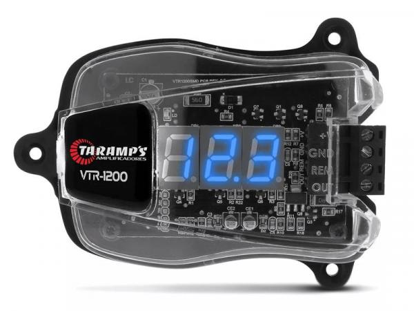 Voltímetro Digital Taramps VTR-1200 Visor LED Saída Remote 12V / 24V