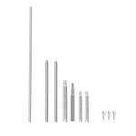 W15 Piccolo Manter Conjunto Instrumento Acessórios vento Peças de reposição para o músico iniciantes (7 + 3 Eixos Parafusos)