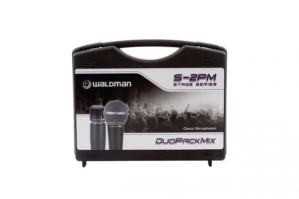 Waldman Stage S-2PM Kit C/ 2 Microfones + Case + Cachimbos