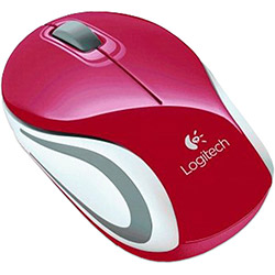 Wireless Mouse M187 Logitech Vermelho