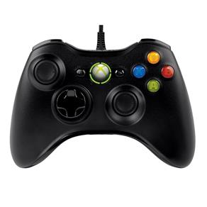 Xbox360 - Controle Microsoft com Fio Preto