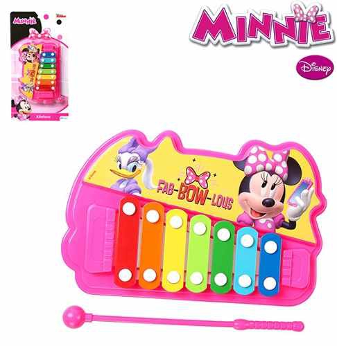 Xilofone Musical Infantil Minnie na Cartela - Etitoys