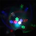 YouOKLight YK2281 1PCS 12W Decoração de férias à prova d'água Luzes de Palco Exteriores LED RGBW Lâmpada de Natal Laser Projector Floco de Neve AC 100 - 240V