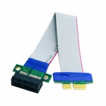 Fita de extensão Extender PCI Expres x1 PCI E Riser Flex mudar de cabo Lostubaky