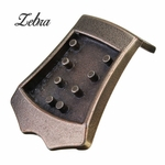 Zebra Metal Triangle 8 Strings Guitar Bandolim Tailpiece Para Instrumentos Musicais Guitar Parts Parts Accessories