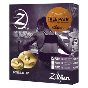 Zildjian Planet Z Plz1418 Kit de Pratos 14hh+18crash/ride