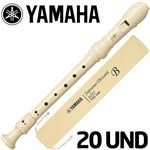 Ficha técnica e caractérísticas do produto 20 Unidades Flauta Doce Barroca Yrs24b Yamaha o F e R T a