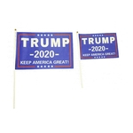 Ficha técnica e caractérísticas do produto 2020 Bandeira Signal Trump Printing mão para Eleição Presidencial Venda quente