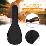 Ficha técnica e caractérísticas do produto 21 '' Black Ukulele Guitar Back Bag Backpack Protective Carry Case Cover Holder