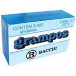 Ficha técnica e caractérísticas do produto 23/13 Galvanizado 5000 Grampos - Bacchi